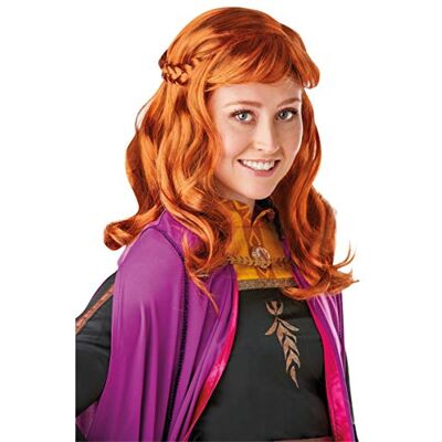 RUBIE'S volwassen pruik Anna-De IJskoningin 2 Eén maat I-300474 Dames, Rosusse RUBIE'S volwassen pruik Anna-De IJskoningin 2 Eén maat I-300474 Dames, Rosusse