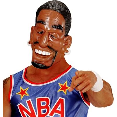W WIDMANN MILANO Party Fashion Widmann oversized afroman masker W WIDMANN MILANO Party Fashion Widmann oversized afroman masker