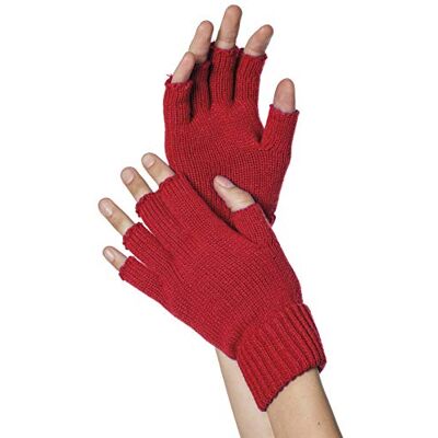 WILBERS & WILBERS 51040 Vingerloze gebreide handschoenen, kostuumaccessoires voor carnaval, themafeesten, Halloween WILBERS & WILBERS 51040 Vingerloze gebreide handschoenen, kostuumaccessoires voor carnaval, themafeesten, Halloween