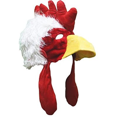 Petitebelle Kip Hoed Masker Jurk Unisex Party Up Kostuum voor Kinderen One Size Wit Petitebelle Kip Hoed Masker Jurk Unisex Party Up Kostuum voor Kinderen One Size Wit