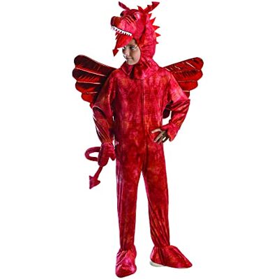 Bristol Novelty Jongen meisje draak middeleeuws boek dag Halloween Welsh Wales St Davids dagkostuum kostuum rood, 6-8 jaar (128 cm) Bristol Novelty Jongen meisje draak middeleeuws boek dag Halloween Welsh Wales St Davids dagkostuum kostuum rood, 6-8 jaar (128 cm)