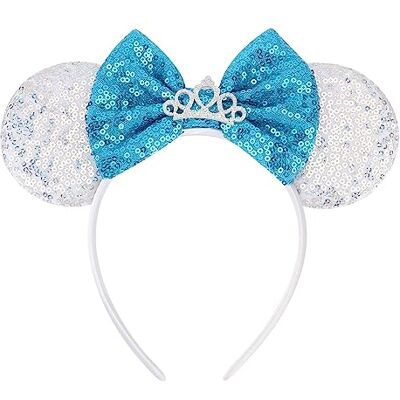 DRESHOW Muizenoren boog hoofdbanden pailletten party decoratie cosplay kostuum voor vrouwen Taille unique DRESHOW Muizenoren boog hoofdbanden pailletten party decoratie cosplay kostuum voor vrouwen Taille unique