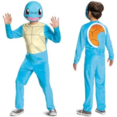 Disguise Pokémon Bulbizarre kinderkostuum met masker en schaal, maat L (10-12 jaar), officiële licentie, Pokémon-kostuum voor Halloween, carnaval of kostuumfeest Disguise Pokémon Bulbizarre kinderkostuum met masker en schaal, maat L (10-12 jaar), officiële licentie, Pokémon-kostuum voor Halloween, carnaval of kostuumfeest