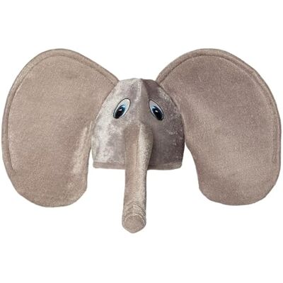 Boland 99949 Pluche hoed olifant, met grijze oren en slurf, pet, hoofddeksel, carnaval, themafeest, themafeest Boland 99949 Pluche hoed olifant, met grijze oren en slurf, pet, hoofddeksel, carnaval, themafeest, themafeest
