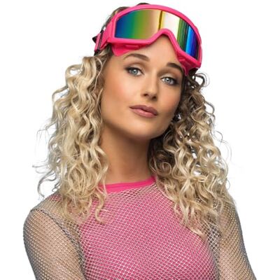 Boland Skibril voor kostuum en feest, elegante bril voor festival, carnaval of après-ski, themafeest Boland Skibril voor kostuum en feest, elegante bril voor festival, carnaval of après-ski, themafeest