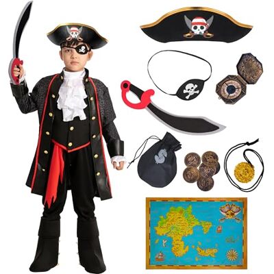 Spooktacular Creations Child Boy piratenkostuum (medium (8-10 jaar) Spooktacular Creations Child Boy piratenkostuum (medium (8-10 jaar)