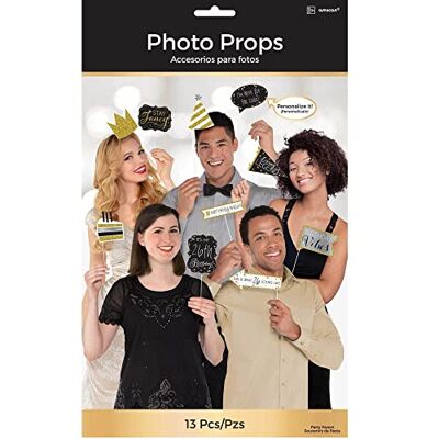 amscan International 399646 Spark Celebration Photo Prop Set amscan International 399646 Spark Celebration Photo Prop Set