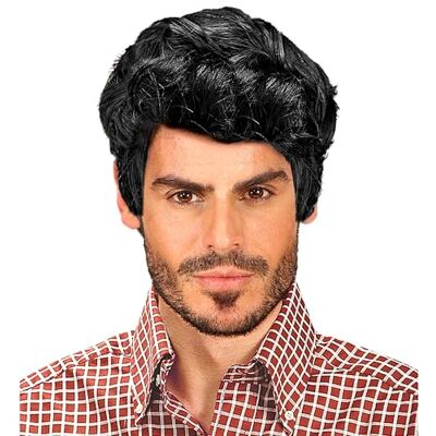 W WIDMANN MILANO Party Fashion Générique Pe746 zwart pruik Rick Noir Eén maat W WIDMANN MILANO Party Fashion Générique Pe746 zwart pruik Rick Noir Eén maat