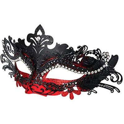 Hoshin Masker voor gemaskerd bal, carnaval, Venetiaans masker voor dames Hoshin Masker voor gemaskerd bal, carnaval, Venetiaans masker voor dames