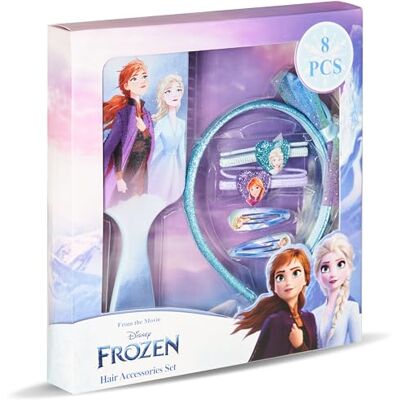 Frozen Officiële Disney haaraccessoireset prinsessenkostuum cadeau-idee voor meisjes Frozen Officiële Disney haaraccessoireset prinsessenkostuum cadeau-idee voor meisjes