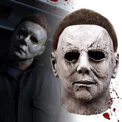 DUOLAM Halloween Michael Myers masker: carnaval, filmmoordenaar, griezelig, horror, littekens, latex, maskers, volwassenen, cosplay, kostuum voor carnaval, Halloween, Pasen, gemaskerd bal DUOLAM Halloween Michael Myers masker: carnaval, filmmoordenaar, griezelig, horror, littekens, latex, maskers, volwassenen, cosplay, kostuum voor carnaval, Halloween, Pasen, gemaskerd bal