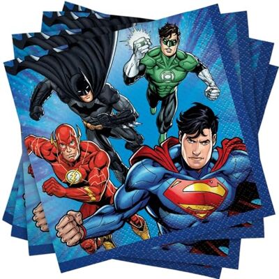 Unique Party Justice League papieren servetten, 49961 Unique Party Justice League papieren servetten, 49961
