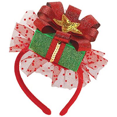 amscan 395005 Haarband, kerstcadeau, meerkleurig, 20,3 x 12,7 cm amscan 395005 Haarband, kerstcadeau, meerkleurig, 20,3 x 12,7 cm