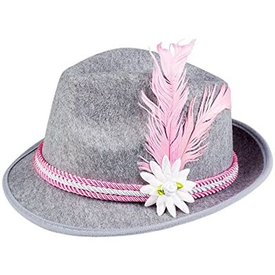 Boland 54243 Hoed "Oktoberfest", Dames, Roze, Één maat, Bierfeest, Beieren, Themafeest, Carnaval, Accessoire Boland 54243 Hoed "Oktoberfest", Dames, Roze, Één maat, Bierfeest, Beieren, Themafeest, Carnaval, Accessoire
