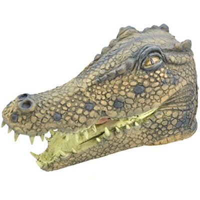 Bristol Novelty Meerkleurig krokodillenmasker van rubber, duurzaam en realistisch design, perfect voor Halloween, kostuumfeesten, wereldboekendag en meer Halloween Bristol Novelty Meerkleurig krokodillenmasker van rubber, duurzaam en realistisch design, perfect voor Halloween, kostuumfeesten, wereldboekendag en meer Halloween
