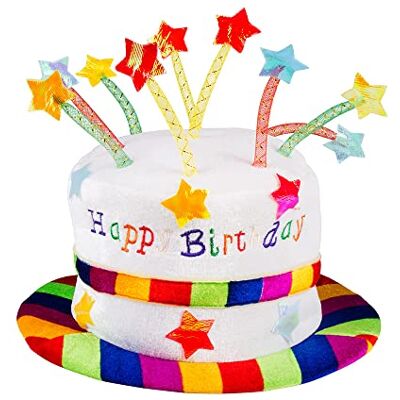 Boland CAT01 Regenbooghoed Happy Birthday Boland CAT01 Regenbooghoed Happy Birthday