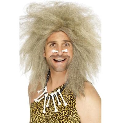 Smiffys Gekke blonde grot man pruik groot Smiffys Gekke blonde grot man pruik groot