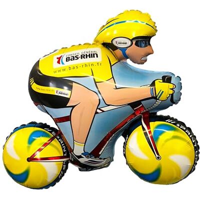 Toyland ® Folieballon in de vorm van een fietser 80 cm, feestballonnen met fietsthema Toyland ® Folieballon in de vorm van een fietser 80 cm, feestballonnen met fietsthema