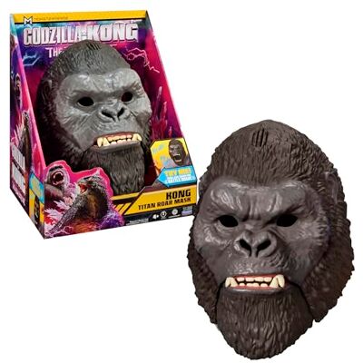 MonsterVerse Godzilla x Kong, masker, met elektronische geluiden geactiveerd met kaakbeweging, Kong, voor kinderen vanaf 4 jaar, MN3062 MonsterVerse Godzilla x Kong, masker, met elektronische geluiden geactiveerd met kaakbeweging, Kong, voor kinderen vanaf 4 jaar, MN3062