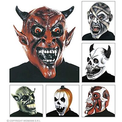 W WIDMANN MILANO Party Fashion Monstermasker in 6 stijlen voor Halloween, maskers en kostuums voor maskerade, kostuumaccessoires W WIDMANN MILANO Party Fashion Monstermasker in 6 stijlen voor Halloween, maskers en kostuums voor maskerade, kostuumaccessoires