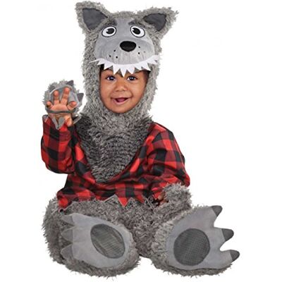 amscan (PKT) Baby wolf kostuum (9902582) (12-24 m) amscan (PKT) Baby wolf kostuum (9902582) (12-24 m)