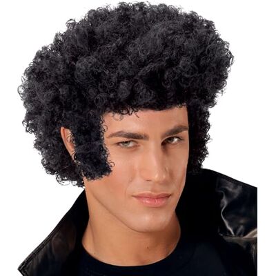 W WIDMANN MILANO Party Fashion Widmann Pe368/zwart pruik Fonzi Rocker Banaan zwart W WIDMANN MILANO Party Fashion Widmann Pe368/zwart pruik Fonzi Rocker Banaan zwart