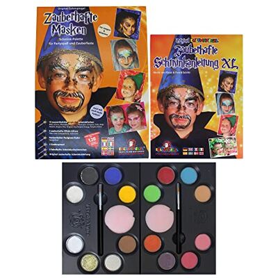 Eulenspiegel 10333 magische maskers, 29,4 x 22,4 x 3,6 cm, 2 stuks Eulenspiegel 10333 magische maskers, 29,4 x 22,4 x 3,6 cm, 2 stuks