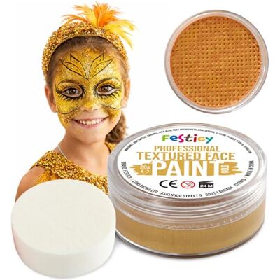 Festicy Hoogwaardige gezichtsverf, 20 g, gezichts- en lichaamskleuren en een spons, gezichtsverf voor verkleedpartijen, carnaval en Halloween Festicy Hoogwaardige gezichtsverf, 20 g, gezichts- en lichaamskleuren en een spons, gezichtsverf voor verkleedpartijen, carnaval en Halloween