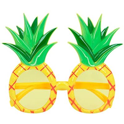 Boland 52076 Ananas feestbril grappige bril voor carnaval of vrijgezellenfeest kostuumaccessoires geel Boland 52076 Ananas feestbril grappige bril voor carnaval of vrijgezellenfeest kostuumaccessoires geel