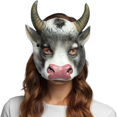 Boland Halfmasker, dierenmasker met realistische print en elastische band, ideaal voor dierenkostuums voor carnaval, Halloween of themafeest Boland Halfmasker, dierenmasker met realistische print en elastische band, ideaal voor dierenkostuums voor carnaval, Halloween of themafeest