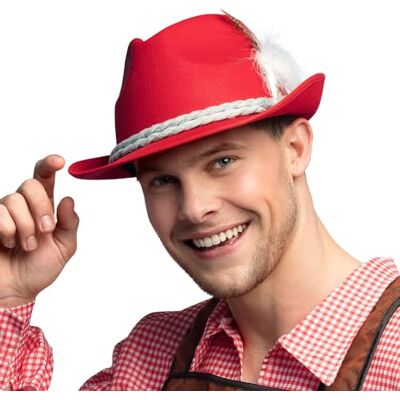 Boland 54246 Bayer hoed voor kostuums, accessoires voor themafeesten, Oktoberfest en traditionele kostuums Boland 54246 Bayer hoed voor kostuums, accessoires voor themafeesten, Oktoberfest en traditionele kostuums