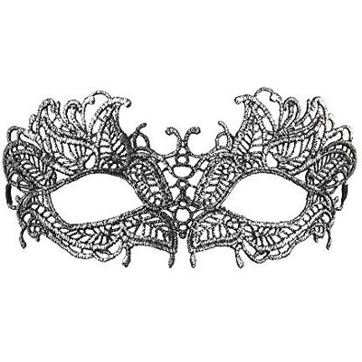 W WIDMANN MILANO Party Fashion Kanten masker antiek zilver voor dames W WIDMANN MILANO Party Fashion Kanten masker antiek zilver voor dames
