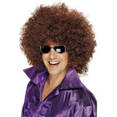 Smiffys Afro pruik, super groot, bruin Smiffys Afro pruik, super groot, bruin