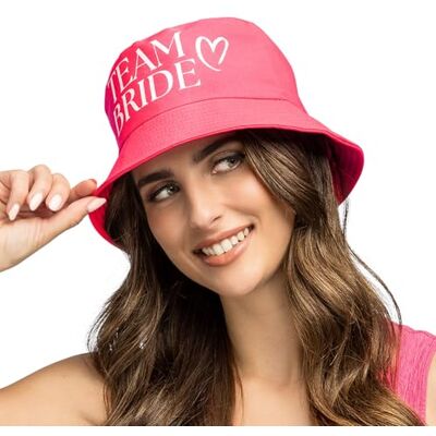 Boland Chapeau de pêcheur pour enterrement de vie de jeune fille, bonnet pour fête de mariage, chapeau bob pour mariée et demoiselles d'honneur Boland Chapeau de pêcheur pour enterrement de vie de jeune fille, bonnet pour fête de mariage, chapeau bob pour mariée et demoiselles d'honneur