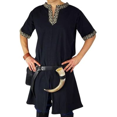 Leonardo Carbone Viking tuniek, Richard, middeleeuwse kleding, LARP, groen 4XL Leonardo Carbone Viking tuniek, Richard, middeleeuwse kleding, LARP, groen 4XL
