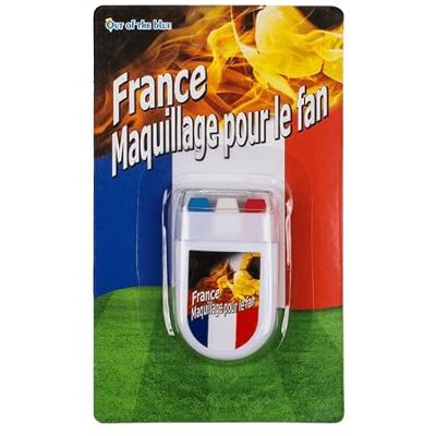 THE REPLICANT Fanzbzr / make-up, 3 kleuren met de afbeelding van de Franse vlag/vlag Frankrijk/ca. 6 cm THE REPLICANT Fanzbzr / make-up, 3 kleuren met de afbeelding van de Franse vlag/vlag Frankrijk/ca. 6 cm