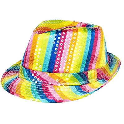 Boland Glitterhoed, uniseks, discooutfit, accessoires, carnaval, kostuum, themafeest, themafeest Boland Glitterhoed, uniseks, discooutfit, accessoires, carnaval, kostuum, themafeest, themafeest