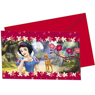Disney Amscan uitnodiging, sneeuwwit Disney Amscan uitnodiging, sneeuwwit