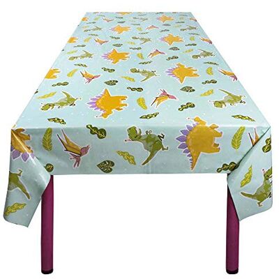 Boland 50060 Dinosaurus tafelkleed, 130 x 180 cm, tafeldecoratie voor verjaardagsfeest, verjaardagsfeest, themafeest, carnaval, knutselen voor kinderen Boland 50060 Dinosaurus tafelkleed, 130 x 180 cm, tafeldecoratie voor verjaardagsfeest, verjaardagsfeest, themafeest, carnaval, knutselen voor kinderen