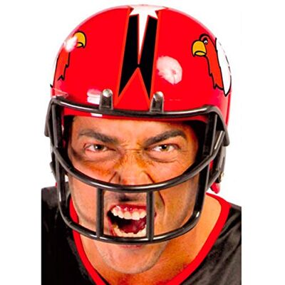 FIESTAS GUIRCA Casque de Football Américain (Taille Unique) Accessoire Sportif pour Costumes de Joueur de Football Américain Idéal pour Fêtes à Thème et Célébrations Sportives Adulte Unisexe FIESTAS GUIRCA Casque de Football Américain (Taille Unique) Accessoire Sportif pour Costumes de Joueur de Football Américain Idéal pour Fêtes à Thème et Célébrations Sportives Adulte Unisexe