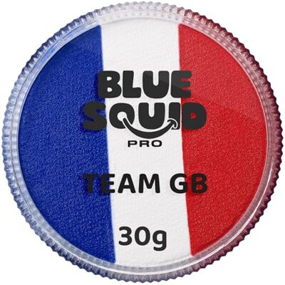 Blue Squid PRO Gezichtsverf, professionele verf op waterbasis voor unieke taart, SFX-make-up voor kinderen en volwassenen, Halloween-verf voor kinderen, rood, wit en blauw, 30 g Blue Squid PRO Gezichtsverf, professionele verf op waterbasis voor unieke taart, SFX-make-up voor kinderen en volwassenen, Halloween-verf voor kinderen, rood, wit en blauw, 30 g