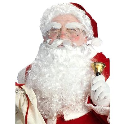 W WIDMANN MILANO Party Fashion WIDMANN E1534? Luxe Kerstman pruik, baard en wenkbrauwen W WIDMANN MILANO Party Fashion WIDMANN E1534? Luxe Kerstman pruik, baard en wenkbrauwen