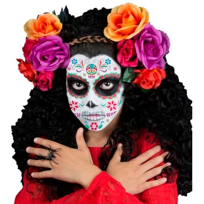 FIESTAS GUIRCA Make-upsjabloon voor kinderen paars (14 x 20 cm) Make-upset voor dierenfeesten, Halloween, carnaval en feesten Ideaal voor kinderen Paars FIESTAS GUIRCA Make-upsjabloon voor kinderen paars (14 x 20 cm) Make-upset voor dierenfeesten, Halloween, carnaval en feesten Ideaal voor kinderen Paars