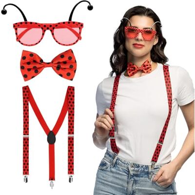 Boland Kostuumset voor volwassenen, meerdelige accessoireset voor festival, carnaval of themafeest Boland Kostuumset voor volwassenen, meerdelige accessoireset voor festival, carnaval of themafeest