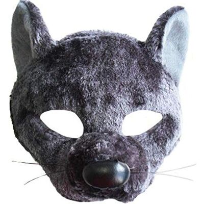 Bristol Novelty Rattenoogmasker met geluid op hoofdband, stof, polyester, katoen, PET, IC, meerkleurig, één maat Bristol Novelty Rattenoogmasker met geluid op hoofdband, stof, polyester, katoen, PET, IC, meerkleurig, één maat