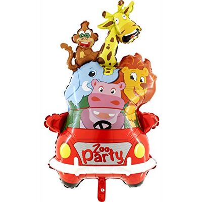 Toyland Supershape, 37 inch luchtballon van aluminiumfolie, dierfeest van Zoo – partyballon voor kinderverjaardag Toyland Supershape, 37 inch luchtballon van aluminiumfolie, dierfeest van Zoo – partyballon voor kinderverjaardag
