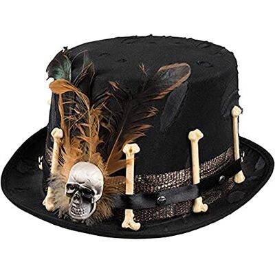 Boland 72181 Voodoo Nana hoed zwart Taglia Unica Boland 72181 Voodoo Nana hoed zwart Taglia Unica