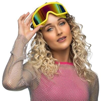 Boland Skibril voor kostuum en feest, elegante bril voor festival, carnaval of après-ski, themafeest Boland Skibril voor kostuum en feest, elegante bril voor festival, carnaval of après-ski, themafeest