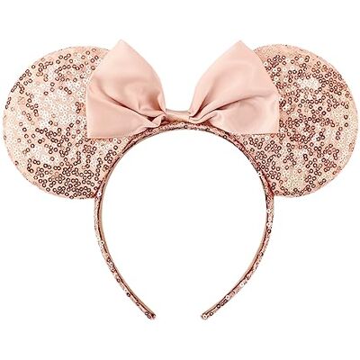 DRESHOW Muizenoren boog hoofdbanden pailletten party decoratie cosplay kostuum voor vrouwen Taille unique DRESHOW Muizenoren boog hoofdbanden pailletten party decoratie cosplay kostuum voor vrouwen Taille unique
