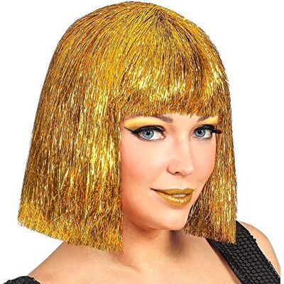 W WIDMANN MILANO Party Fashion 01508 Glitzy Vegas gouden pruik voor carnaval themafeest W WIDMANN MILANO Party Fashion 01508 Glitzy Vegas gouden pruik voor carnaval themafeest